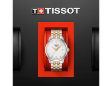 Load image into Gallery viewer, Tissot T Classic Tradition White Dial Two Tone Mesh Bracelet Watch for Women - T063.210.22.037.00