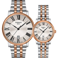 Load image into Gallery viewer, Tissot Carson Premium White Dial Two Tone Steel Strap Watch For Men - T122.410.22.033.00