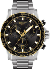 Load image into Gallery viewer, Tissot Supersport Chrono Black Dial Silver Steel Strap Watch For Men - T125.617.21.051.00