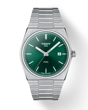 Load image into Gallery viewer, Tissot PRX Green Dial Silver Steel Strap Watch For Men - T137.410.11.091.00