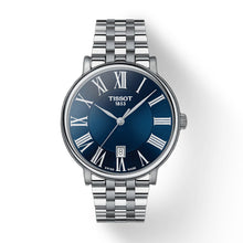 Load image into Gallery viewer, Tissot Carson Premium Blue Dial Silver Steel Strap Watch for Men - T122.410.11.043.00