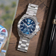 Load image into Gallery viewer, Tag Heuer Formula 1 Chronograph Blue Dial Silver Steel Strap Watch for Men - CAZ101K.BA0842