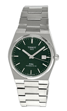Load image into Gallery viewer, Tissot PRX Powermatic 80 Green Dial Silver Steel Strap Watch for Men - T137.207.11.091.00