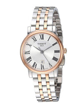 Load image into Gallery viewer, Tissot Carson Premium White Dial Two Tone Steel Strap Watch For Men - T122.410.22.033.00