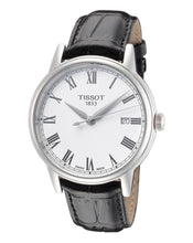 Load image into Gallery viewer, Tissot T Classic Carson White Dial Black Leather Strap Watch for Men - T085.410.16.013.00