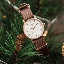 Load image into Gallery viewer, Tissot Everytime Desire White Dial Maroon NATO Strap Watch for Women - T109.210.37.031.00