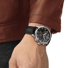 Load image into Gallery viewer, Tissot Chrono XL Classic Black Dial Black Leather Strap Watch For Men - T116.617.16.057.00
