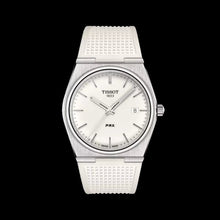 Load image into Gallery viewer, Tissot PRX 40 White Dial White Rubber Strap Watch For Men -  T137.410.17.011.00