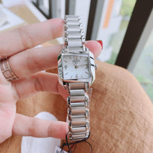 Load image into Gallery viewer, Tissot T Wave Diamonds Mother of Pearl Dial Silver Steel Strap Watch for Women - T02.1.285.74
