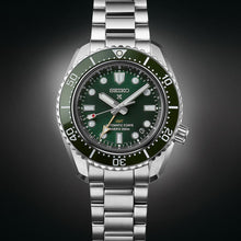 Load image into Gallery viewer, Seiko Prospex GMT Divers Automatic Marine Green Dial Silver Steel Strap Watch For Men - SPB381J1