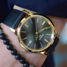 Load image into Gallery viewer, Tissot T Classic Dream Black Dial Black Leather Strap Watch for Men - T033.410.36.051.01