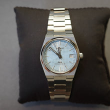 Load image into Gallery viewer, Tissot PRX Powermatic 80 Ice Blue Dial Silver Steel Strap Watch for Men - T137.207.11.351.00