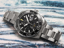 Load image into Gallery viewer, Tag Heuer Aquaracer Black Dial Watch for Men - CAY211A.BA0927