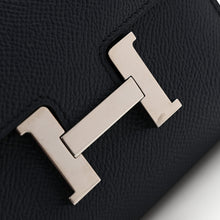 Load image into Gallery viewer, Epsom Verso Constance Short Wallet Bleu Indigo Rose Pourpre