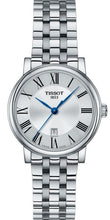 Load image into Gallery viewer, Tissot Carson Premium Lady Silver Dial Silver Steel Strap Watch For Women - T122.210.11.033.00