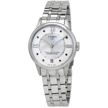 Load image into Gallery viewer, Tissot Chemin Des Tourelles Powermatic 80 Rubies Mother of Pearl Dial Silver Steel Strap Watch For Women - T099.207.11.113.00