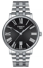 Load image into Gallery viewer, Tissot Carson Premium Black Dial Silver Steel Strap Watch For Men - T122.410.11.053.00