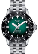 Load image into Gallery viewer, Tissot Seastar 1000 Powermatic 80 Green Dial Silver Steel Strap Watch For Men - T120.407.11.091.01