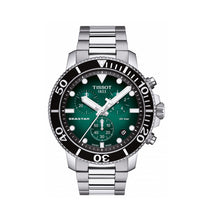 Load image into Gallery viewer, Tissot Seastar 1000 Chronograph Green Dial Silver Steel Strap Watch For Men - T120.417.11.091.01