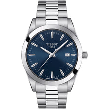 Load image into Gallery viewer, Tissot Gentleman Blue Dial Silver Steel Strap Watch For Men - T127.410.11.041.00