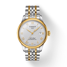Load image into Gallery viewer, Tissot T Classic Le Locle Powermatic 80 Silver Dial Two Tone Steel Strap Watch For Men - T0064072203301