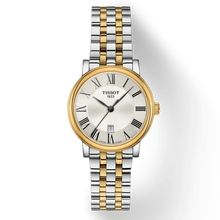 Load image into Gallery viewer, Tissot T Classic Carson Lady Premium Silver Dial Two Tone Steel Strap Watch For Women - T122.210.22.033.00