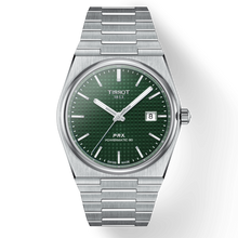 Load image into Gallery viewer, Tissot PRX Powermatic 80 Green Dial Silver Steel Strap Watch For Men - T137.407.11.091.00