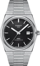 Load image into Gallery viewer, Tissot PRX Powermatic 80 Black Dial Silver Steel Strap Watch For Men - T137.407.11.051.00