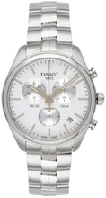 Load image into Gallery viewer, Tissot T Classic PR 100 Chronograph Silver Dial Silver Steel Strap Watch For Men - T101.417.11.031.00