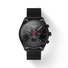 Load image into Gallery viewer, Tissot T Classic PR 100 Chronograph Black Dial Black Mesh Bracelet Watch For Men - T101.417.33.051.00
