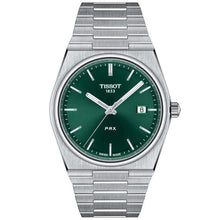 Load image into Gallery viewer, Tissot PRX Green Dial Silver Steel Strap Watch For Men - T137.410.11.091.00
