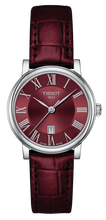 Load image into Gallery viewer, Tissot Carson Premium Lady Maroon Dial Maroon Leather Strap Watch For Women - T122.210.16.373.00