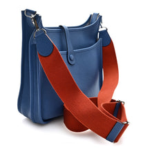 Load image into Gallery viewer, Taurillon Clemence Evelyne III PM Bleu Agate Cuivre