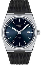 Load image into Gallery viewer, Tissot PRX Blue Dial Black Rubber Strap Watch For Men - T137.410.17.041.00