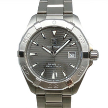 Load image into Gallery viewer, Tag Heuer Aquaracer Automatic Anthracite Grey Dial Silver Steel Strap Watch for Men - WAY2113.BA0928