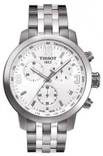 Load image into Gallery viewer, Tissot PRC 200 Chronograph White Dial Silver Steel Strap Watch For Men - T055.417.11.017.00