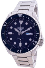 Load image into Gallery viewer, Seiko 5 Sports Automatic Analog Blue Dial Silver Steel Strap Watch For Men - SRPD51K1