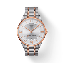 Load image into Gallery viewer, Tissot Chemin des Tourelles Powermatic 80 Silver Dial Two Tone Steel Strap Watch for Men - T099.407.22.038.02