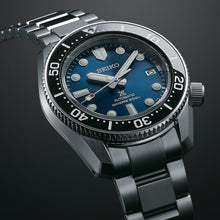 Load image into Gallery viewer, Seiko Prospex Sea Automatic Diver Green Dial Silver Steel Strap Watch For Men - SPB187J1