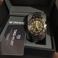 Load image into Gallery viewer, Tag Heuer Formula 1 Chronograph Grey Dial Silver Steel Strap Watch for Men - CAZ101AG.BA0842