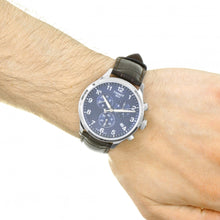 Load image into Gallery viewer, Tissot Chrono XL Classic Blue Dial Brown Leather Strap Watch For Men - T116.617.16.047.00