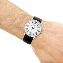 Load image into Gallery viewer, Tissot Carson Premium Silver Dial Black Leather Strap Watch For Men - T122.410.16.033.00