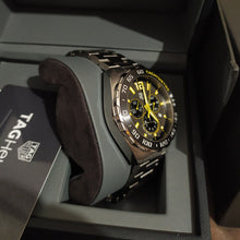 Load image into Gallery viewer, Tag Heuer Formula 1 Chronograph Grey Dial Silver Steel Strap Watch for Men - CAZ101AG.BA0842