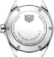 Load image into Gallery viewer, Tag Heuer Formula 1 Diamonds Blue Dial Silver Steel Strap Watch for Women - WBJ1416.BA0664
