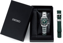 Load image into Gallery viewer, Seiko Prospex 140th Anniversary Limited Divers Green Dial Silver Steel Strap Watch For Men - SPB207J1