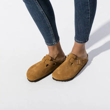 Load image into Gallery viewer, BIRKENSTOCK - BOSTON 1009542 - SFB MINK SUEDE LEATHER
