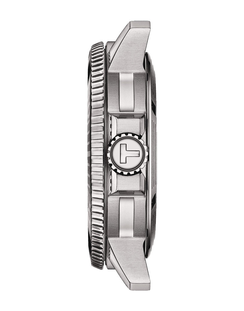 Tissot Seastar 1000 Powermatic 80 Blue Dial SIlver Mesh Bracelet Watch For Men - T120.407.11.041.02