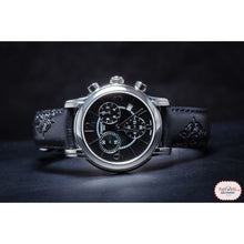 Load image into Gallery viewer, Tissot Dressport Chronograph Black Dial Black Leather Strap Watch for Women - T050.217.17.057.00