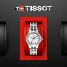 Load image into Gallery viewer, Tissot T Classic Carson Automatic White Dial Silver Steel Strap Watch For Women - T085.207.11.011.00