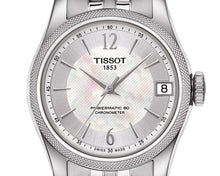 Load image into Gallery viewer, Tissot Ballade Powermatic 80 Automatic Mother of Pearl Dial Silver Steel Strap Watch For Women - T108.208.11.117.00